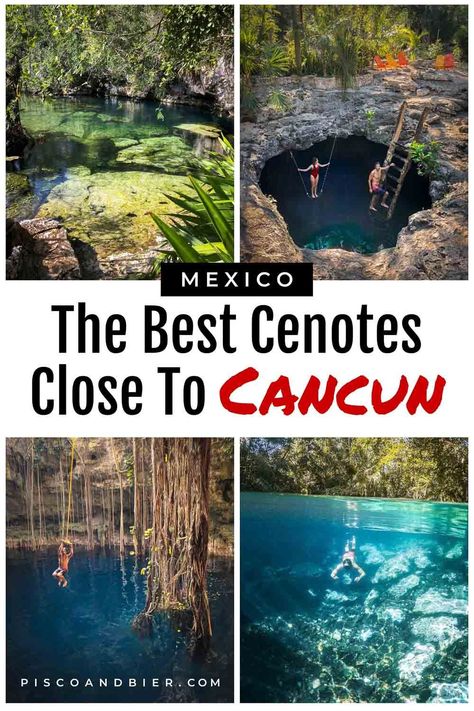 Cenotes Cancun, Mexico Cenotes, Cancun Travel Guide, Cenotes Mexico, World Ideas, Mexico Itinerary, Cancun Vacation, Cancun Trip, Cancun Hotels