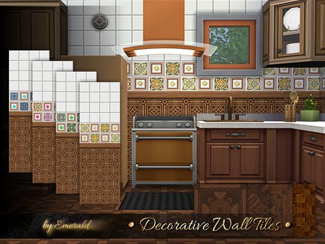 Sims 4 Build Mode Cc, Sims 4 Shabby Chic, Build Mode Cc, Sims 4 Build Mode, Sims 4 Cc Kitchen, Sims 4 Mac, Sims 4 Kitchen, Decorative Wall Tiles, Sims 4 Downloads