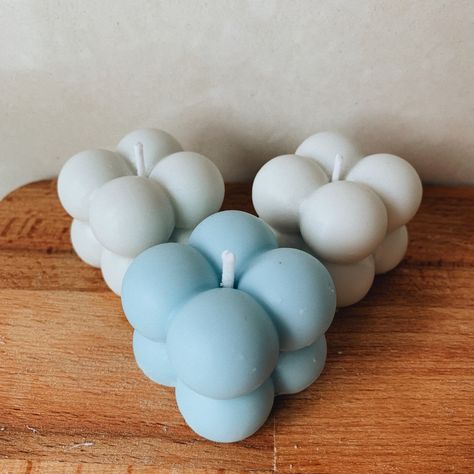 handmade bubble candles - baby blue & light grey Surf Room Ideas, Surf Room, Handmade Candles, Lovely Colors, Blue Light, Baby Blue, Room Ideas, Light Grey, Bubbles