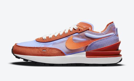 Nike Waffle One Active Fuchsia WMNS DC2533-800 Release Date Nike Waffle One, Blue Toes, Team Orange, Nike Waffle, Pretty Purple, Purple Suede, Heritage Fashion, Retro Sneakers, Nike Cortez Sneaker