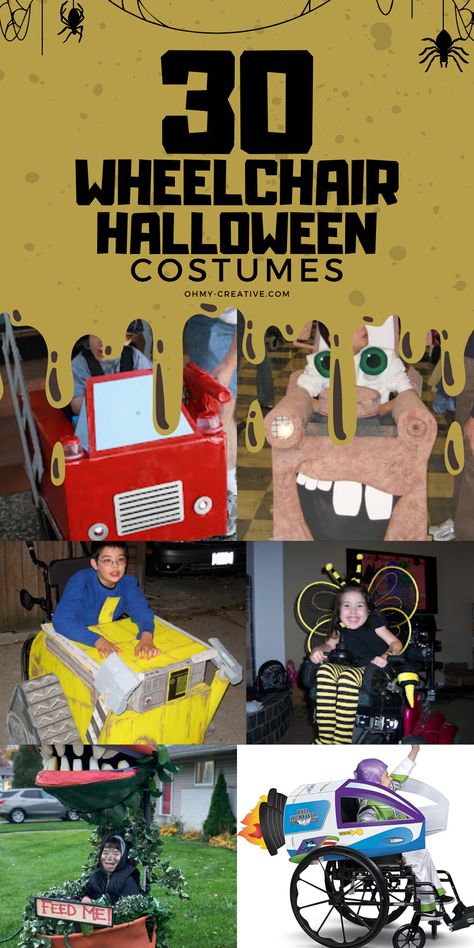 Creating the perfect Halloween costume can be so much fun, and for those using wheelchairs, the possibilities are just as endless. Wheelchair Halloween costumes open up a world of creativity, where the chair becomes part of the design and adds an exciting touch to the whole outfit. Whether you’re looking for something spooky, magical, or from your favorite movie, these costume ideas will transform your wheelchair into an amazing part of your Halloween look. #WheelchairCostumes #HalloweenCostumes Wheel Chair Halloween Costumes Kids, Wheelchair Costume Ideas, Diy Wheelchair Costumes, Wheelchair Costumes For Adults, Wheelchair Halloween Costumes, Wheelchair Costumes, Perfect Halloween Costume, Diy Halloween Costume, Holiday Pins