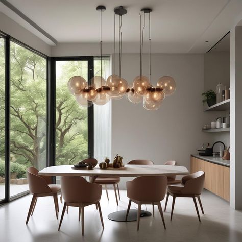 Modern Italian Dining Room, Chandelier Big, Italian Dining Room, Cozy Rug, Minimalist Dining Room, Dining Room Spaces, Dining Room Style, Cozy Rugs, Italian Dining