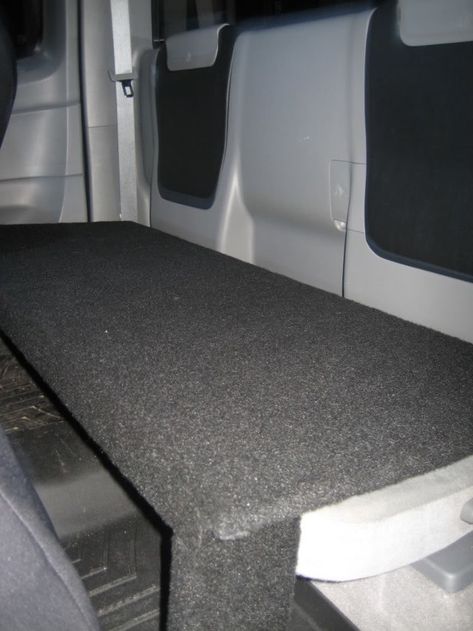 Click this image to show the full-size version. Car Dog Bed, Tacoma Access Cab, Toyota Tacoma Access Cab, Van Travel, Camper Truck, Tacoma World, Truck Bed Camping, Tundra Truck, Truck Storage