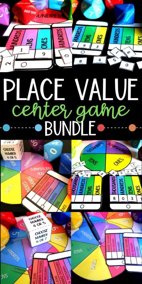 Place Value Lesson, Place Value Game, Teaching Place Values, Being Engaged, Place Value Activities, Esl Games, Teacher Board, Math Place Value, Upper Elementary Math