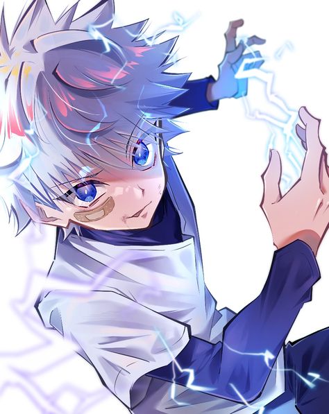 Anime Hunter X Hunter Killua, Hunter X Hunter Killua, Anime Hunter X Hunter, Anime Hunter, Killua Zoldyck, Hunter X Hunter, Anime Character, Anime