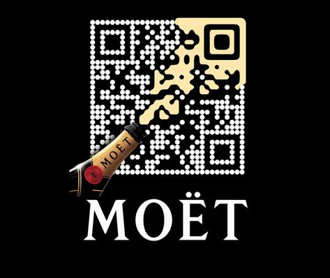 Moet QR Code Make Qr Code, Code Art, Creative Ads, Layout Inspiration, Qr Codes, Advertising Design, Brand Strategy, Digital Marketing Agency, Qr Code