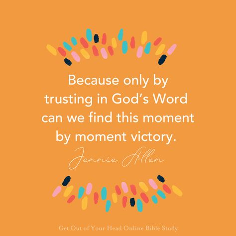 Get Out of Your Head Week 5 — A New Way to Live - FaithGateway Renewing Of The Mind Scripture, Jennie Allen Quotes Get Out Of Your Head, Get Out Of Your Head Quotes Jennie Allen, Higher The Hair The Closer To God, The Higher The Hair The Closer To God, Just Keep Going With Faith Lesson, Lazy Genius, Forget The Former Things, Jennie Allen
