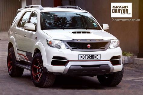 Toyota Fortuner Grand Canyon Edition by Motormind | AUTOBICS Toyota Forerunner, Chevrolet Suv, Ford Endeavour, Mahindra Scorpio, Automobile Design, Toyota Fortuner, Sedan Cars, Camaro Zl1, Suv Cars