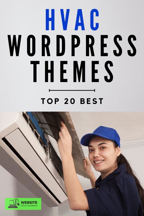 HVAC WordPress Themes - Top 20 Best Hvac Business, Website Design Ideas, Hvac Company, Air Conditioning Services, Create A Website, Wordpress Design, Webpage Design, Web Design Tips, Design Advice