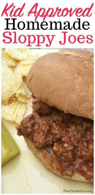 Sloppy Joe Recipe Easy, Homemade Sloppy Joe Recipe, Budget Dinner Recipes, Sloppy Joes Easy, Budget Dinner, Sloppy Joe Recipe, Fire Ideas, Homemade Sloppy Joes, Easy Sandwich Recipes