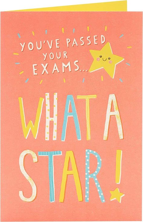 Congratulations On Passing Exam, How To Pass Exams, Congratulations Card, Well Done, Card Sizes, The Star, Card Ideas, Feel Like, Vision Board