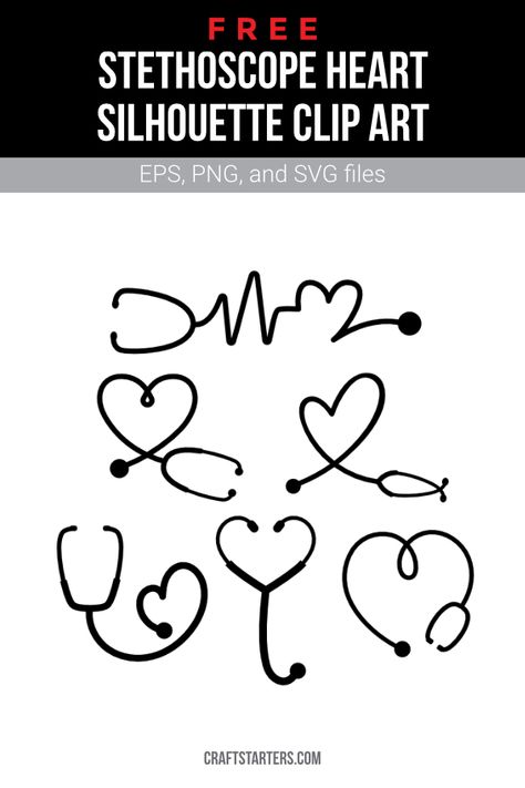 Stethoscope Heart Picture, Stethoscope Drawing Art, Stethoscope Cookies, Stethoscope Svg Free, Stethoscope Drawing, Stethoscope Clipart, Stethoscope Tattoo, Airplane Quilt, Stethoscope Svg