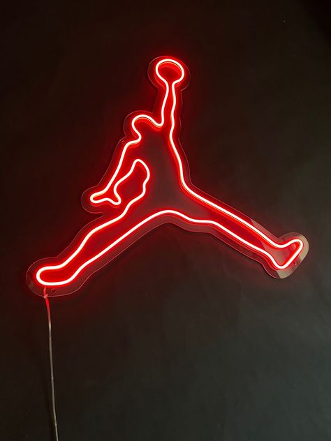 Jordan Neon Sign - LED Neon Sign, Interior Decor, Room decor, Wall Decor, Custom Sign, Neon For Home, Bedroom Light, LED ART, Kids' Room by NeonovaCZ on Etsy Jordan Neon Sign, Neon Technology, Led Art, Bedroom Light, Room Decor Wall, Favorite Fonts, Art Kids, Led Neon Signs, Bedroom Lighting