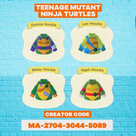 Nickelodeon on Twitter: "some more looks… " Animal Crossing Turtle, Nickelodeon Slime, Animal Crossing Wiki, Cosmo And Wanda, Acnh Clothes, Mermaid Man, Spongebob Patrick, Garfield And Odie, Acnh Design