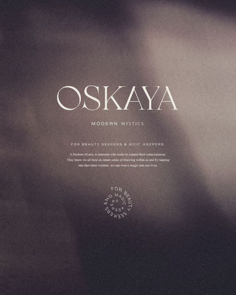 Oskaya Branding #floral #logopins #box Mystical Brand Identity, Mystic Branding Design, Apothecary Graphic Design, Mysterious Branding, Dark Feminine Branding, Spiritual Graphic Design, Mystic Branding, Ethereal Branding, Cosmic Branding