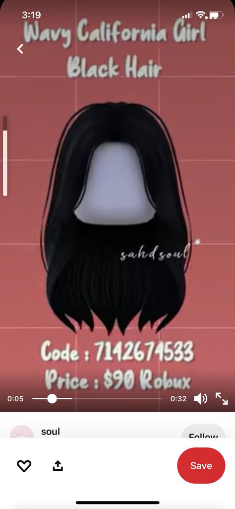 Roblox Id Hair Black, Brookhaven Codes Hair Black, Roblox Black Hair, Roblox Black Hair Codes, Black Hair Codes, Emo Girl Hair, Dark Silver Hair, Wavy Bangs, Pelo Cafe