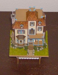 Micro Dollhouse, Cut Furniture, Beacon Hill Dollhouse, Laser Cut Furniture, 3d Printed Furniture, Miniature Door, Brick Paper, Micro Scale, Copper Paint