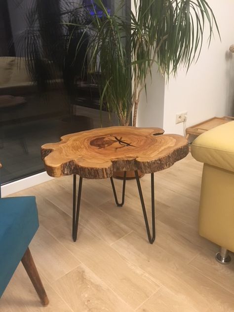 Wood Coffe Table, Natural Artwork, Edge Ideas, Wood Slab Dining Table, Teak Wood Side Table, Centre Table Design, Coffee Table Epoxy, Coffee Table Walnut, Wood Slab Table