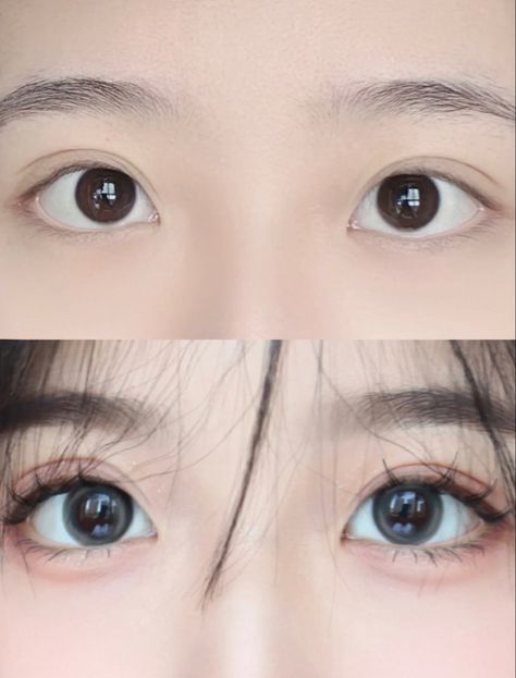 Puppy Eyes Makeup, Doe Eye Makeup, Japan Makeup, Makeup Life Hacks, Anime Eye Makeup, Asian Makeup Looks, Anime Makeup, Doll Eye Makeup, Korean Eye Makeup