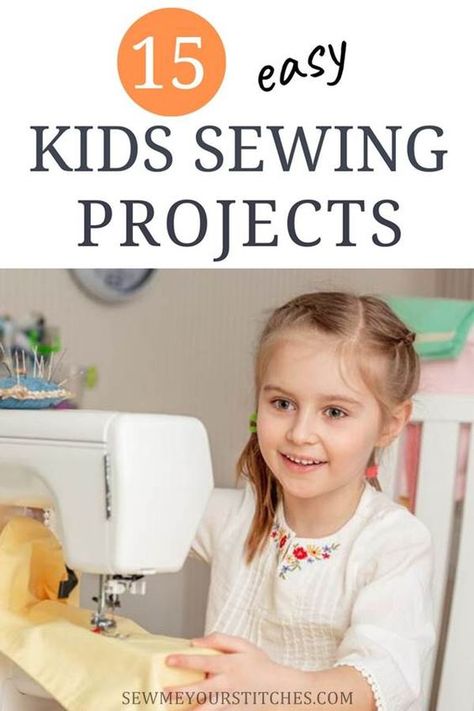 Easy kids sewing projects. Super simple and fun sewing projects for kids. Includes free pattern for simple toys, felt friends, clothes, dolls, blankets, pillow, bags and many other fat quarter projects for beginner children. Sewing For Kids Beginning, Easy Sewing Machine Projects For Beginners, Easy Kid Sewing Projects, Easy Sewing Machine Projects For Kids, Kids Beginner Sewing Projects, East Sewing Machine Projects, Easy Sewing Projects For Beginners Kids, Beginning Sewing Projects Easy, Sewing For Kids Projects