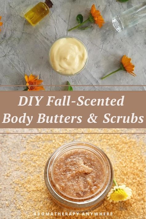 Fall Lotion Scents, Fall Body Butter Scents, Fall Bath Salts Diy, Fall Body Scrub, Fall Scents Diy, Fall Scents Essential Oils, Lotion Diy, Salt Scrubs, Halloween Themed Gifts