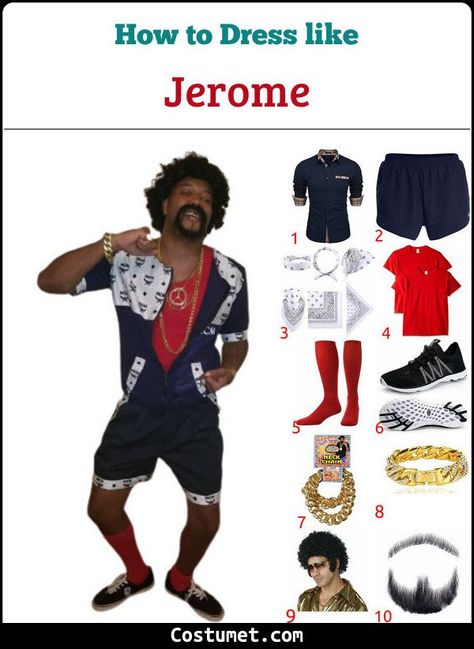 Jerome (Martin) Costume for Cosplay & Halloween Martin Themed Party, Quick Halloween Costumes Last Minute Men, Jerome Martin, Quick Halloween Costumes, Best Halloween Costumes Ever, Hollywood Party Theme, Favorite Tv Characters, Martin House, Red Socks