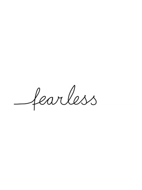 Fearless Tattoos For Women, Fearless Tattoos, Arm Writing Tattoo, Simple Word Tattoos, Confidence Tattoo, Fearless Tattoo, Small Words Tattoo, Tattoo Catalog, Simple Arm Tattoos