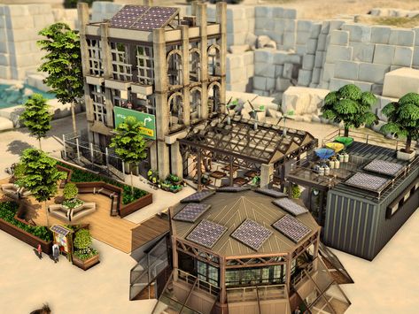 Sims4 Community Lot, The Sims 4 Recreation Center, The Sims 4 Community Lot, Sims Community Lots, Sims 4 Eco Lifestyle Community Lots, Ts4 Community Lots, Sims 4 Community Lots, Eco Lifestyle, The Sims 4 Lots