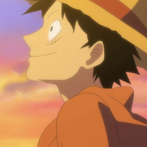 Luffy Icon, Luffy X Nami, One Piece Photos, He Makes Me Smile, I Still Love Him, One Peice Anime, One Piece Luffy, Anime Screenshots, Side Profile