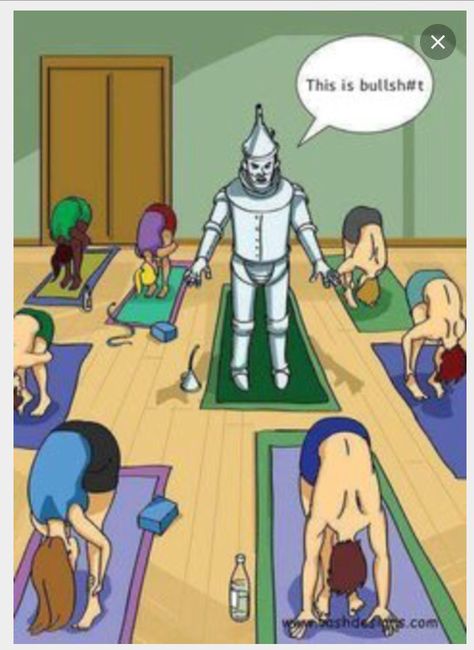 Stiff Tin Man Injuries Yoga Humor, Hata Yoga, Arte Yoga, Yoga Iyengar, Tin Man, Yoga Photography, Vinyasa Yoga, Pilates Reformer, Yoga Sequences