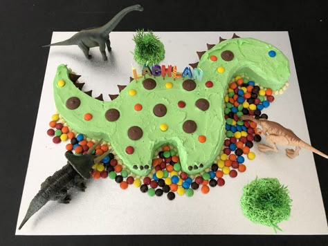 Dinosaur Cakes For Boys, Dino Birthday Cake, Toddler Birthday Cakes, Dino Cake, Dinosaur Birthday Cakes, 4th Birthday Cakes, Dinosaur Themed Birthday Party, Boy Birthday Party Themes, Dino Birthday Party