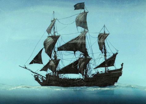 Black Pearl/Gallery | PotC Wiki | Fandom Pirate Ship Photography, Tattoo Pirate, Black Pearl Ship, Disney Sleeve, Kaptan Jack Sparrow, The Black Pearl, Old Sailing Ships, Sea Of Thieves, Pirate Art