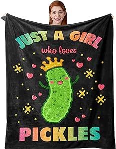 Pickle Gifts, Super Soft Blanket, Cozy Flannel, Cozy Throws, Gifts Birthday, Print Blanket, Modern Fabric, Just A Girl, Bed Blanket