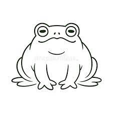 Simple Toad Drawing, Toad Cartoon Drawing, Toad Silhouette, Frog And Toad Drawing, Toad Drawing Easy, Cute Toad Drawing, Frog Illustration Cute, Toad Sketch, Amphibians Drawing