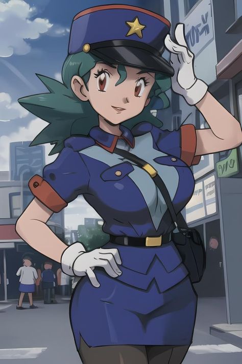 Officer Jenny Pokemon, Officer Jenny Fanart, Pokemon Officer Jenny, Pokemon Jessie, Officer Jenny, Pokemon Kanto, Jessie Pokemon, Pokémon Trainers, Pokemon Official