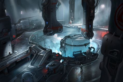 Scifi Environment, Scifi Interior, Interior Concept Art, Halo 5 Guardians, Sci Fi Building, Halo 5, Sci Fi Environment, Concept Art World, Ad Astra