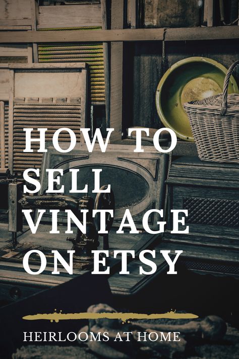 How To Start A Vintage Shop, Vintage Selling, Vintage Booth, Antique Booth Ideas, Charity Shop Finds, Price Strategy, Etsy Branding, Antique Booth, Selling Tips