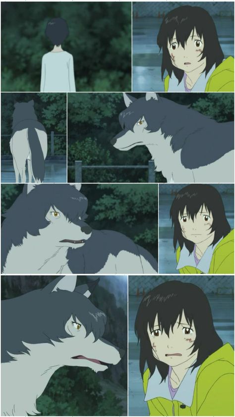 Wolf Children Anime, Forest Highway, Ookami Kodomo No Ame To Yuki, Wolf Child, Wolf Children Ame, Studio Chizu, Summer Wars, Wolf Movie, Mamoru Hosoda