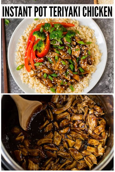 Healthy Instant Pot Teriyaki Chicken from scratch! Use fresh or frozen chicken thighs or breasts and serve with rice or cauliflower rice for a low carb version. This easy pressure cooker recipe tastes like your favorite stir fry but is so much better for you. #wellplated #instantpot #pressurecooker #healthy via @wellplated Instant Pot Teriyaki Chicken, Easy Pressure Cooker Recipes, Easy Teriyaki Chicken, Healthy Instant Pot, Pressure Cooker Recipe, Chicken Teriyaki Recipe, Healthy Instant Pot Recipes, Instant Pot Recipes Chicken, Instant Pot Dinner Recipes