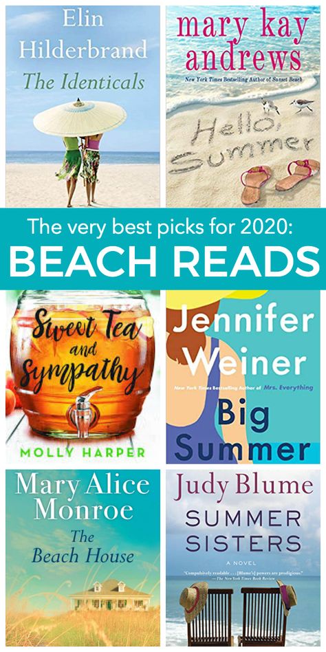 Lighthearted Books, Best Beach Reads, Best Books List, Beach Reads, Book Club Reads, Beach Books, Summer Reading Lists, Summer Books, Book Suggestions