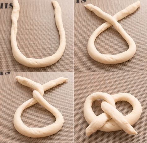 Homemade Soft Pretzels, Bread Shaping, Polymer Clay Kawaii, Clay Magnets, Diy Air Dry Clay, Tanah Liat, Clay Crafts Air Dry, Soft Pretzels, Polymer Clay Miniatures