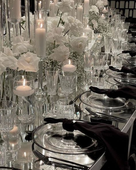 Christian Wedding Ideas, Declan Kane, Wedding Ideas Decoration, Black Wedding Decorations, Black And White Wedding Theme, White Wedding Decorations, Lauren Asher, Indoor Wedding Receptions, Wedding Reception Seating