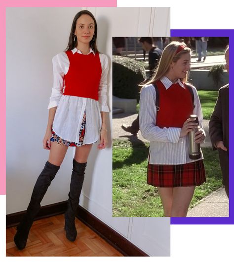 Jéssica Menasce - Copiei 5 looks do filme Clueless - FILMES - inverno - street style - https://stealthelook.com.br Outfits Cinema, Look Cinema, Clueless Outfits, Fashion Style Inspiration, Moda Vintage, Clueless, Girly Girl, Theme Party, No Time