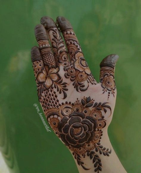 Henna designs, also known as Mehndi designs, are intricate and beautiful patterns typically applied to the skin using henna paste. These designs are often used for celebrations and special occasions, particularly in South Asia, the Middle East, and North Africa. The art of henna design has been practiced for centuries and varies greatly depending on cultural traditions and personal preferences. Some common elements in henna designs include floral motifs, geometric shapes, paisley patterns New Dubai Mehndi Design, Front Mehndi Designs Beautiful, Arabic Mehendi Designs Front Hand, Mehndi Designs Front Hand Arabic, Dubai Mahendi Design, Front Mehendi Designs, Front Mehndi Designs, Mehndi Saree, Saree For Bride