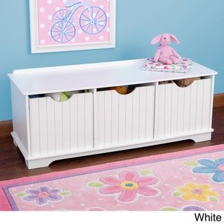 Decorating Ideas For Bedroom, Nursery Paint, Toy Storage Units, Toy Storage Bench, Nursery Paint Colors, Rooms For Kids, Homemaking Ideas, Storage Bench Bedroom, Room Revamp