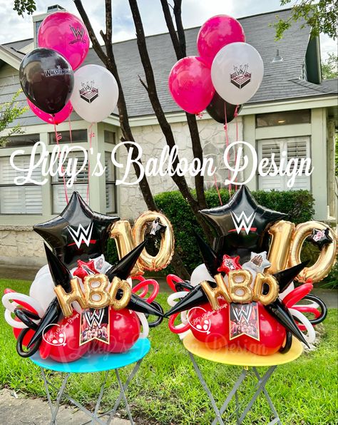 Wwe Birthday Party Ideas, Wrestling Banquet, Wrestling Birthday Parties, Wrestling Birthday, Wrestling Party, Wwe Birthday Party, Wwe Party, Wwe Birthday, Diva Party