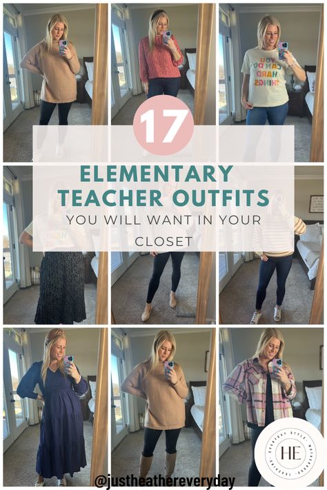 Amazon teacher outfits Chic Teacher Outfits Winter, Teacher Workday Outfit, Meet The Teacher Outfit Ideas Plus Size, Comfy Cute Teacher Outfits, Winter Teacher Dresses, Middle Aged Teacher Outfits, What To Wear Teacher Outfits, Teacher Aid Outfits, Green Teacher Outfit