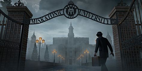 ArtStation - Miskatonic University, Joseph Diaz University Room Decor, Fantasy University, Lovecraft Mythos, University Room, Miskatonic University, Cthulhu Art, Call Of Cthulhu Rpg, Lovecraft Cthulhu, Lovecraftian Horror