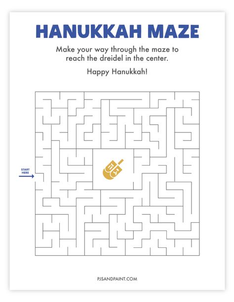 Hannukah Kids Activities, Chanukah Crafts For Kids, Hannukah Activities, Christmas Crafts Around The World, Hanukkah Activities Preschool, Hanukkah Games, Chanukah Crafts, Free Bridal Shower Printables, Hanukkah Game