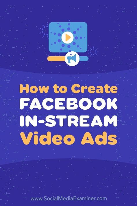 Wondering how to place ads in other people�s video content on Facebook? Have you heard about Facebook in-stream video ads?  In this article, you�ll learn how to create and serve Facebook in-stream video ads that show during another brand�s video content v Using Facebook For Business, Instagram Ad Campaigns, Facebook Algorithm, Facebook Strategy, Facebook Marketing Strategy, Facebook News, Instagram Advertising, Advertising Strategies, Fb Ads